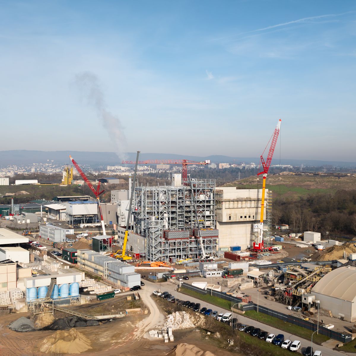 header baudokumentation baustelle müllheizkraftwerk wiesbaden