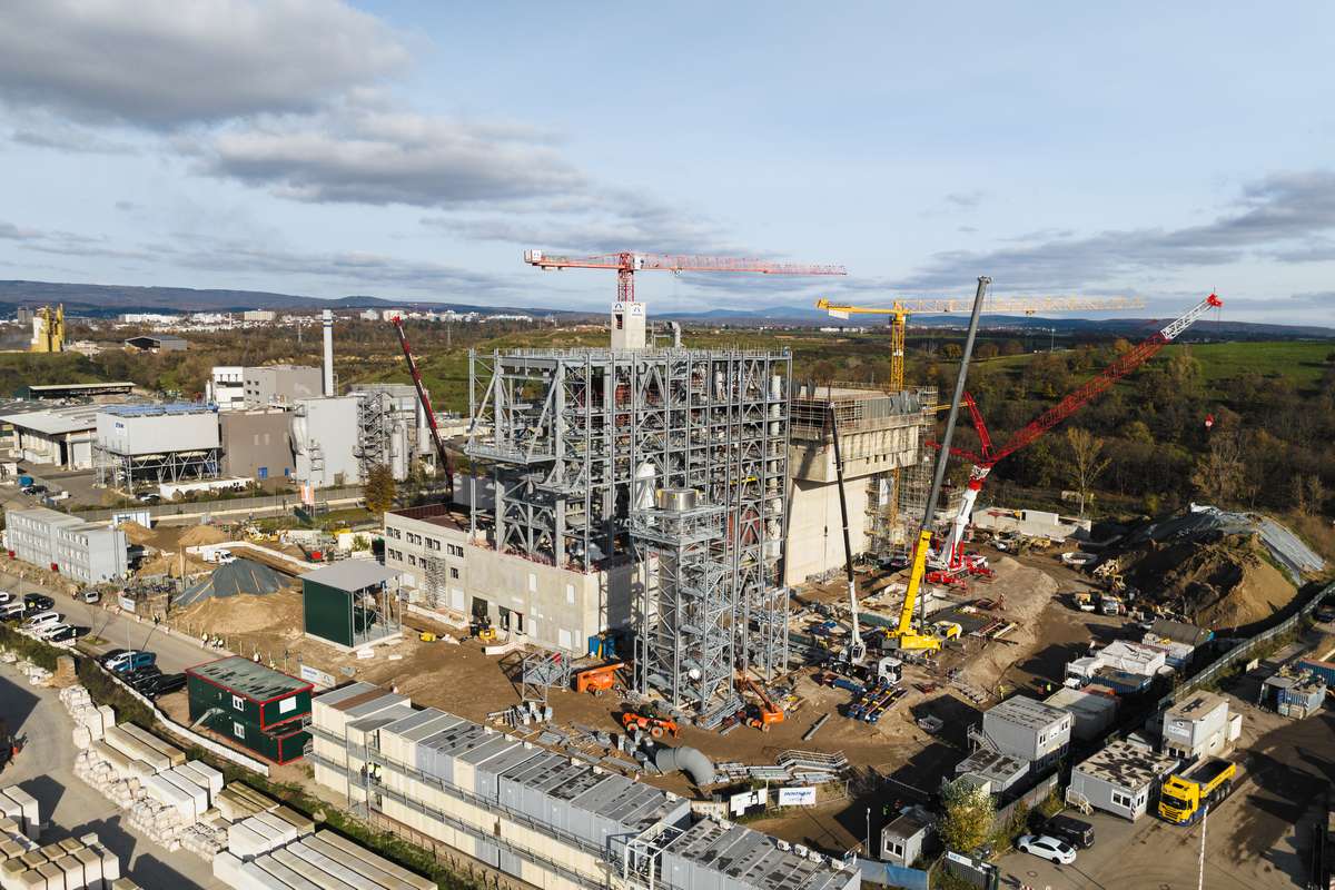 drohnenaufnahme baustelle müllheizkraftwerk wiesbaden