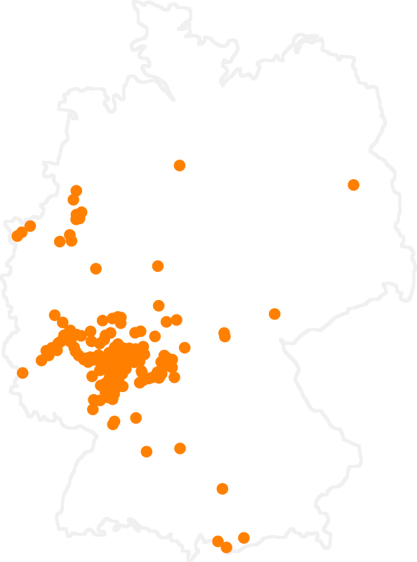 karte deutschland mit referenzprojekten
